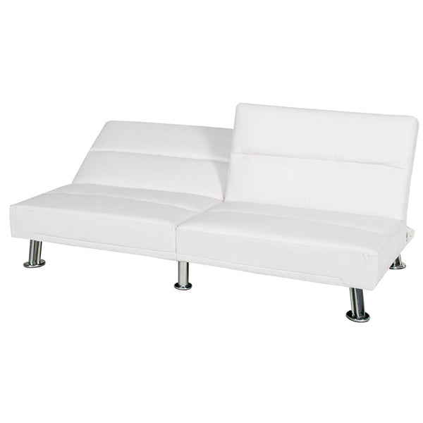 prezzo Divano Letto Prontoletto Alba Rivestimento in Similpelle Bianco