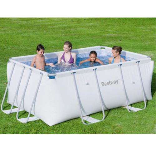 online Piscina Fuori Terra Rettangolare 287X201X100 cm Bestway Frame