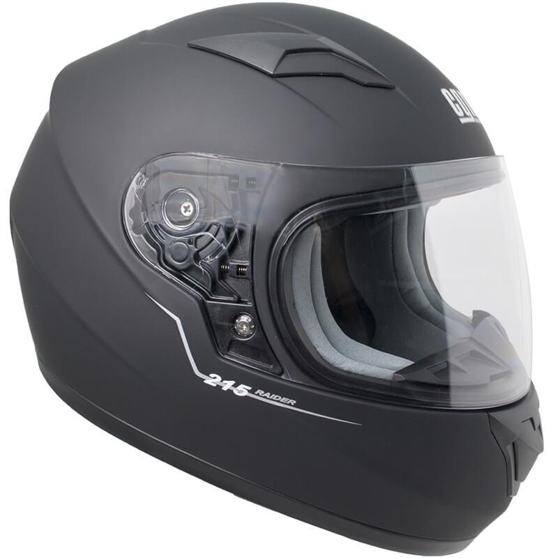 Casco Integrale per Bambini Visiera Lunga CGM Raider 215A Nero Opaco 