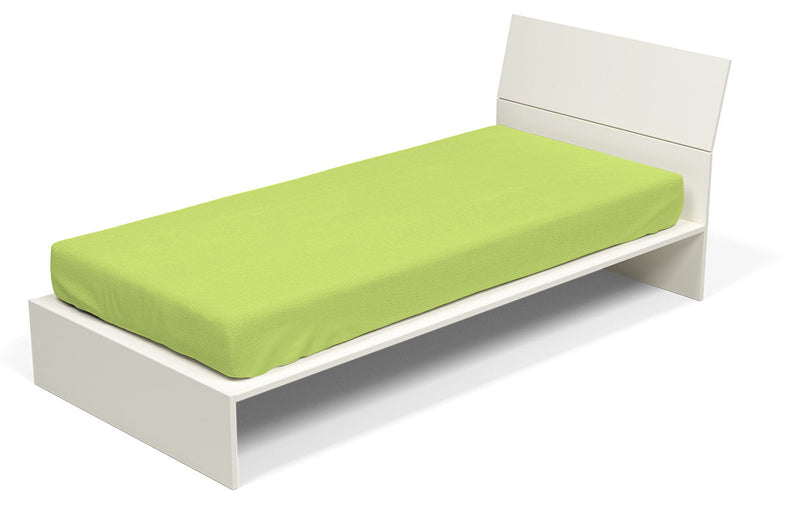 Lenzuolo Sotto con Angoli ed Elastico Tinta Unita Verde Acido