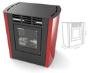 Stufa a Bioetanolo da Interno 3kW Vannini Melodia Junior Ventilata Bordeaux
