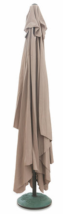 Ombrellone da Giardino 3x4 m Palo Ø48 mm in Alluminio Soriani Tortora