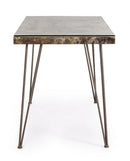 Scrivania Atlantide 130x65 in MDF effetto Cemento