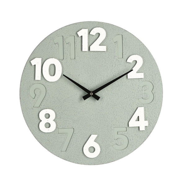 sconto Orologio da Parete Ø40x4,5 cm in Legno Timing Salvia