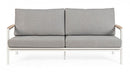 Divano 2/3 Posti 192x87x86h cm con Cuscini Jalisco Bianco