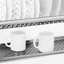 Scolapiatti Colapiatti per Mobile Cucina 50 cm in Acciaio Inox con Raccogligoccia Emuca