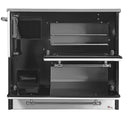 Cucina Stufa a Legna 9 KW 88x51xH81 cm Beatrice Nera