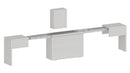Panca Allungabile 66/290x25x45 cm Pratika Singola A Larice Bianco  