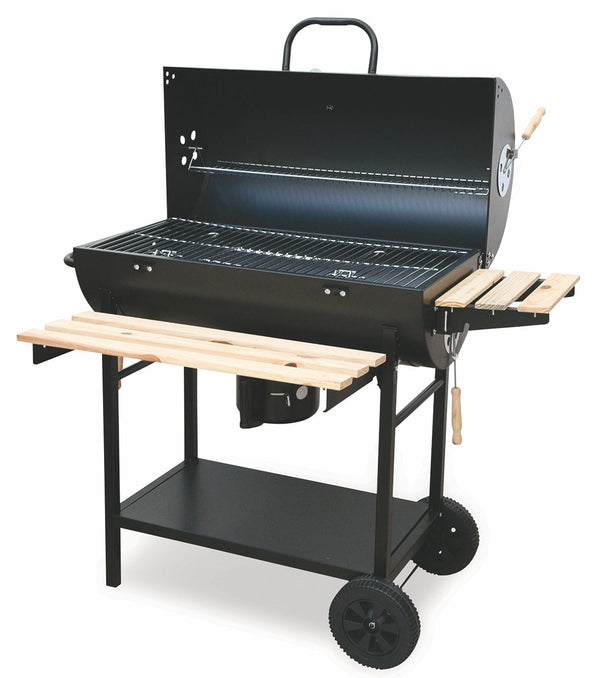 acquista Barbecue a Carbone Carbonella Rettangolare 108x70x100 cm Soriani Sun-Day Nero