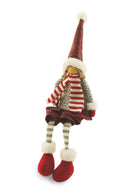 Set 2 Pupazzi Bambole in Tessuto 15x10x55 cm Soriani