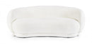 Divano 2 Posti 191x93x73 cm Tecla in Bouclè Bianco