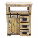 Mobile Zacharias 70x45x90 h cm in Legno Marrone