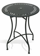 Set da Giardino Pieghevole in Ferro con Tavolo e 2 Sedie Soriani Provence Breakfast Nero