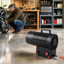 Riscaldatore Industriale a Propano Portatile 15 kW 38x19x30,5 cm con Accensione Piezoelettrica in Acciaio Laminato Nero      