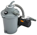 Pompa per Piscina 6800Lth con Filtro a Sabbia 30x35x60cm Jilong Grigia