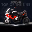 Moto Motocicletta Elettrica per Bambini 6V con Licenza BMW S1000RR Rossa