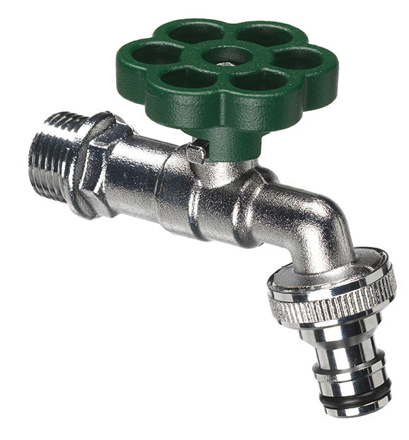 acquista Rubinetto a Sfera per Fontana da Giardino con Fiore Colorato Belfer RUB/029 Verde