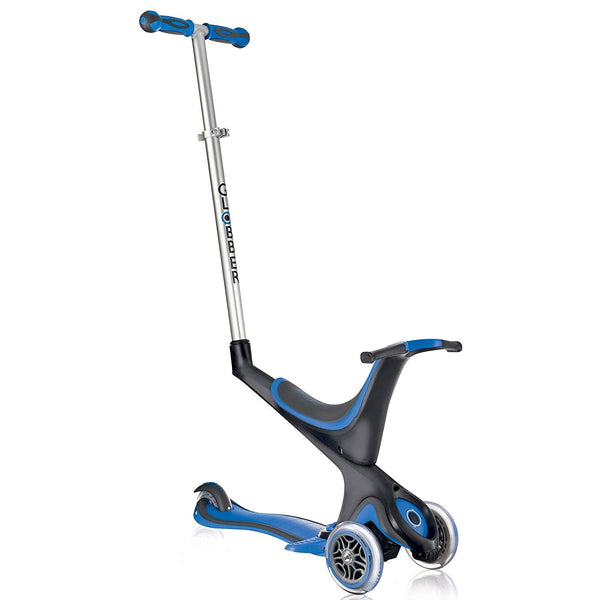 sconto Monopattino Passeggino Triciclo a 3 ruote Evo 5 in 1 Globber Blu
