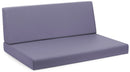 Cuscini per Pallet 120x80 cm Seduta e Schienale in Similpelle Mariotti Reforma Lilla