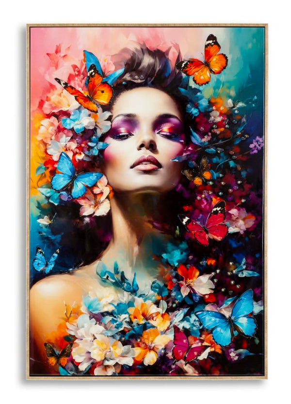 Dipinto su Tela Laccato Marty con Cornice 62x4x92 cm in Pino e Tela e Plastica prezzo
