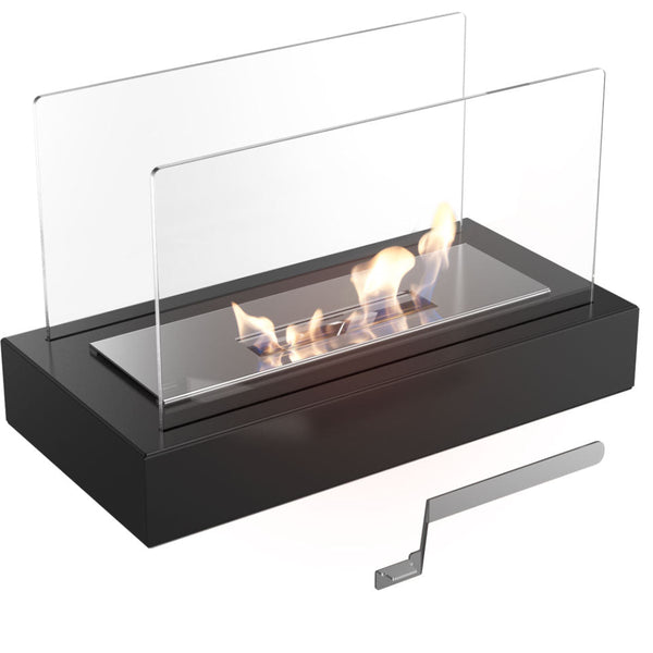 Camino a Bioetanolo da Tavolo 35,4x21,8 cm Flig Cleveland Nero online