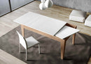 Tavolo Allungabile 160-220x90x77 cm Cico Mix Bianco Frassino