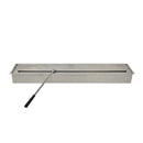 Bruciatore a Bioetanolo per Camini 100x18,7x9,5 cm 8L in Acciaio Inox