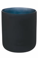 Set 6 Bicchieri Acqua Frosted in Vetro 350 ml Villa d'Este Home Tivoli Masai Black