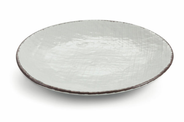 prezzo Set 6 Piatti Piani Ø26x3 cm in Gres Villa d'Este Home Tivoli Canapa Grigio Chiaro