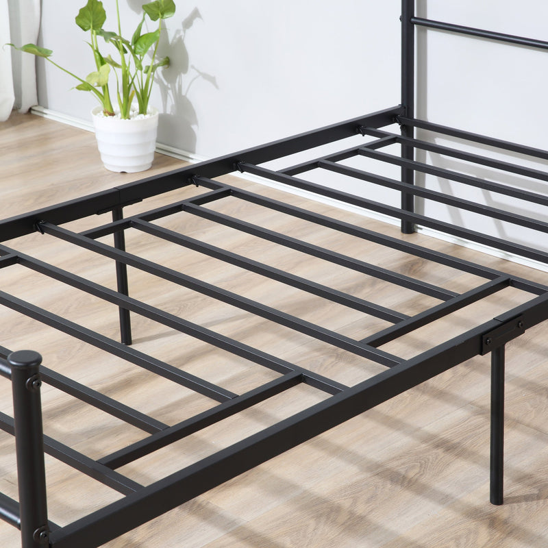 Struttura letto con stazione di ricarica USB, struttura letto completa