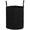 Cesto Portabiancheria Pieghevole con Manici 36L Ø38x45 cm in Cotone Naturale Nero