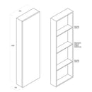 Mobile da Bagno sospeso Samoa 06 Laccato Rosso TFT