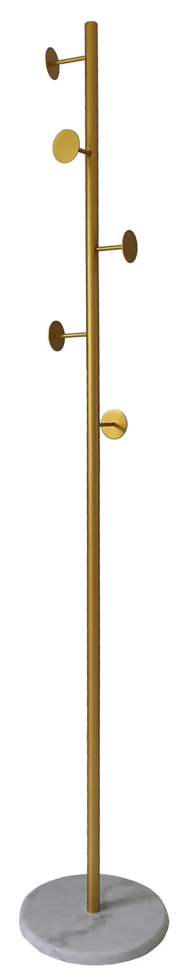 Appendiabiti da Tarra 30x30x172 cm in Acciaio Oro acquista