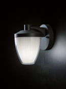 Applique in Basso da Esterno E27 in Alluminio Sovil Grigio