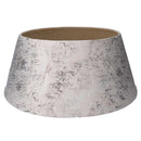 Copri base albero tessuto bianco tondo cm Ø56xh25