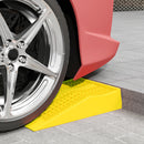 Set 2 Rampe di Carico Auto in Plastica 3 Tonnellate Antiscivolo Giallo      