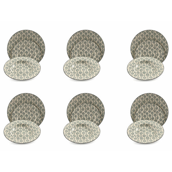 Servizio Piatti 18 Pezzi in Gres Villa d'Este Piper Arabic online