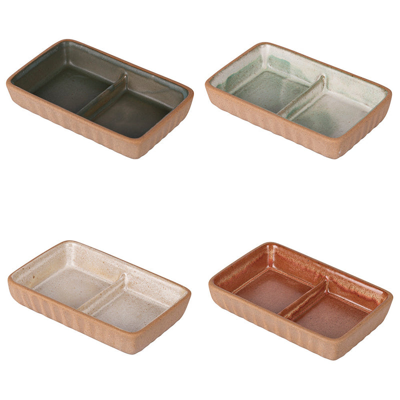 Set 4 Salsiere 15x8,5x3 cm 100 ml in Ceramica VdE Tivoli 1996 Pompei