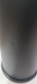 Pattumiera Gettacarte Ø25xh60 cm Autoestinguente In Acciaio Verniciato Nero Seconda Scelta