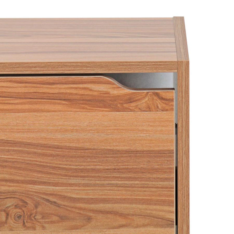 Scarpiera 2 ante 63x80x24 cm in Legno Melaminico Naturale 