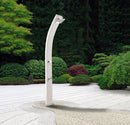 Doccia da Esterno Giardino Miscelatore e Lavapiedi Arkema Spring Fascia Inox Grigio Antracite