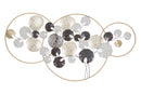 Pannello 3Rounds 130x6x70 cm in Ferro Multicolor