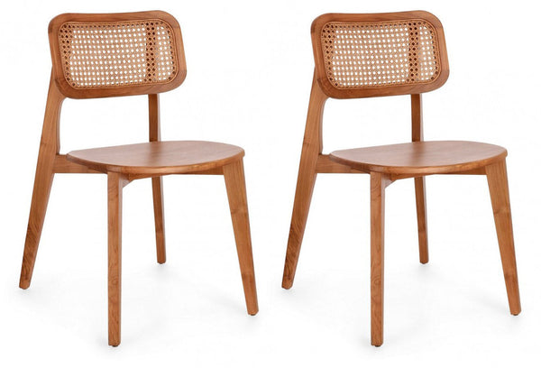 Set 2 Sedie 47x56x83 cm Yves in Legno sconto