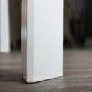 Tavolo Allungabile Waikiki 162/242x100x74 h cm in Alluminio Bianco