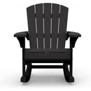 Poltrona Dondolo da Giardino 80,5x92x100,5 cm in Resina Keter Rocking Adirondack Antracite