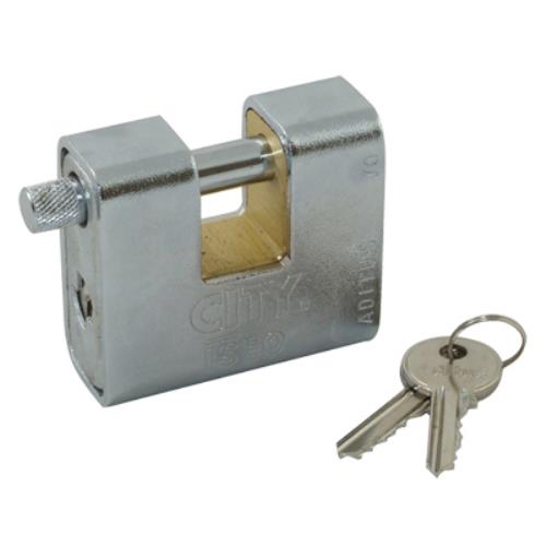 Lucchetto Corazzato Mm70 in Acciaio per Auto Moto Casa Ufficio City By Iseo sconto