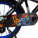 Bicicletta per Bambino 14"" 2 Freni Batman Nera