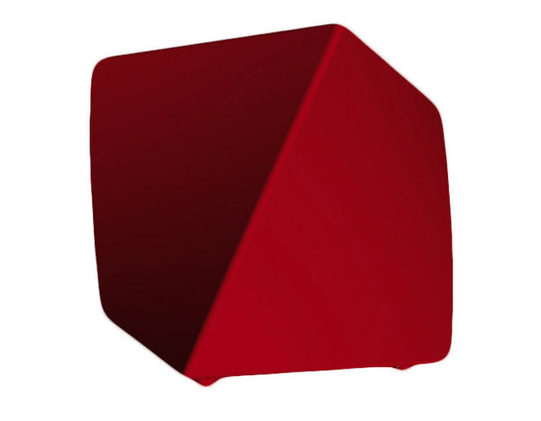 Vaso 45x45 cm in Resina Arkema Twisty Vase Ruby acquista