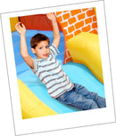 Castello Giostra Gonfiabile con Pompa Happy Hop 4 in 1