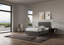 Letto 1 Piazza e Mezzo Adele Grigio Varie Misure